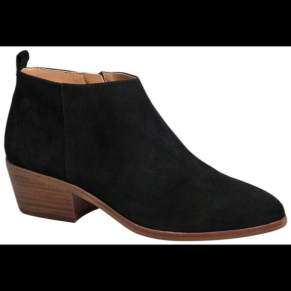 J.Crew Suede Sawyer Booties - Black, 8.5 - Picture 1 of 5